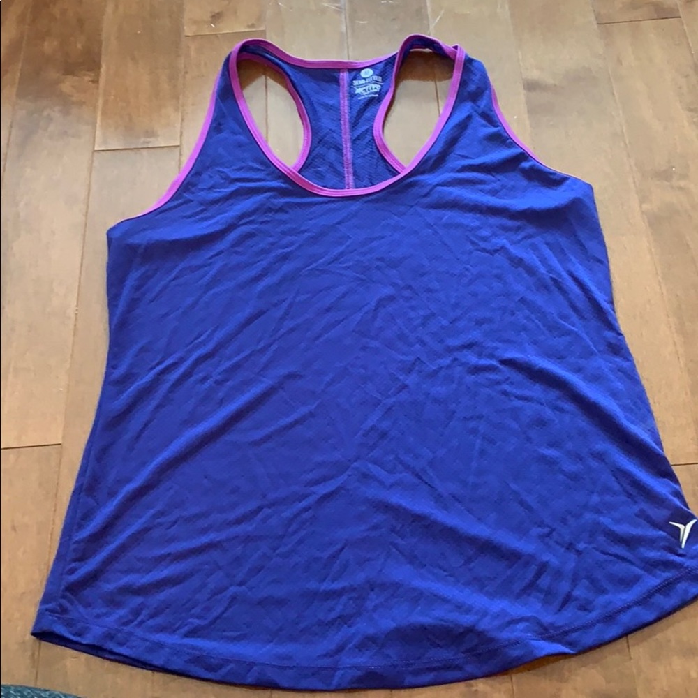 Purple workout top from Old Navy